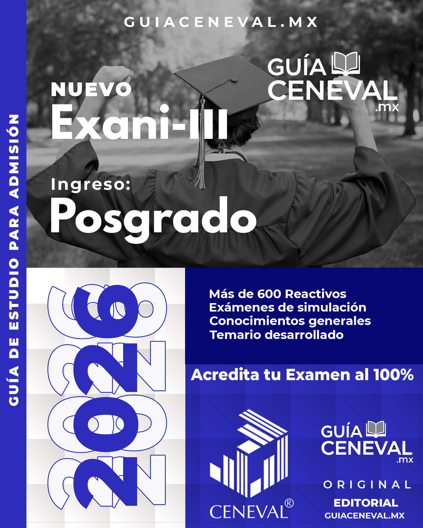 Guía Ceneval EXANI-III 2026 para Admisión a Posgrado y Maestría